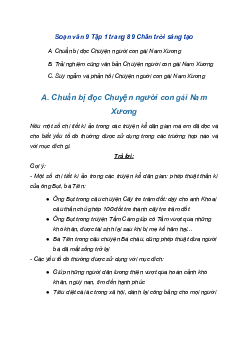 Soạn bài Chuyện người con gái Nam Xương | SGK Ngữ Văn 9 Chân trời sáng tạo (Tập 1)