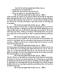 Viết 3 - 4 câu kể về một việc người thân đã làm cho em | Tập làm văn lớp 2 | Kết nối tri thức