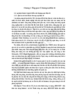 Chương 1: Tổng quan về thương mại điện tử | Thương mại điện tử | Đại học Thương mại