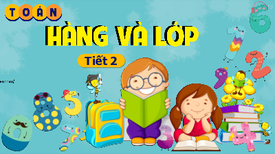 Bài giảng điện tử môn Toán 4 | T2. Bài 11. Hàng và lớp | Kết nối tri thức