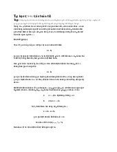 Kí hiệu trong C - Tin học đại cương (IT1110)| Trường Đại học Bách khoa Hà Nội