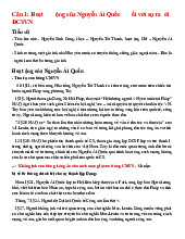 Tài liệu ôn LSĐ/ Trường đại học Nguyễn Tất Thành