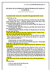 Đề cương ôn tập cuối kỳ: Di tích lịch sử văn hóa (PHẦN 2,3). Môn Du lịch (DVH)|Đại học Văn Hiến.