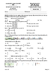 Đề giữa học kỳ 1 Toán 11 năm 2025 – 2026 trường THPT Nam Lương Sơn – Phú Thọ