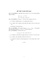 Đề thi toán rời rạc