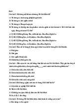 Tư tưởng Hồ Chí Minh - Câu hỏi và đáp án ôn tập. Môn Tư tưởng Hồ Chí Minh | Đại học Công nghệ Thành phố Hồ Chí Minh.