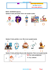 Đề ôn tập cuối học kỳ II năm học 2025-2026 môn Tiếng Anh lớp 4 – Đề 5
