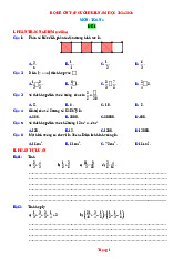 Bộ Đề Ôn Thi Học Kỳ 2 Toán 4 Kết Nối Tri Thức 2024-2025 Có Đáp Án