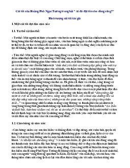 Cái tôi của Hoàng Phủ Ngọc Tường trong bài "Ai đã đặt tên cho dòng sông?"