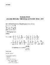 Đề cương môn đại số tuyến tính- Trường Đại học bách khoa - Đại học đà nẵng.