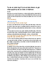 Tự do cá nhân là gì? Lịch sử hình thành và ghi nhận quyền tự do cá nhân ở Việt Nam