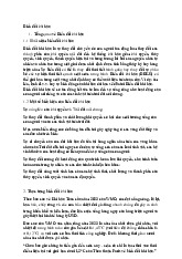 Đề cương môn Môi trường và con người - Trường Đại học Văn Hiến