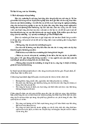 Tài liệu bổ sung môn Marketing | Học viện Chính sách và Phát triển