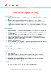 JD AvePoint Danang - Junior Security Engineer | Tiếng Anh 12