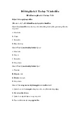 Đề thi giữa học kỳ 1 môn Tin học lớp 7 năm học 2024 - 2025 - Đề số 2 | Bộ sách Cánh diều