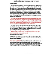 10 Điều Tâm Niệm Trong Vovinam - Khám Phá Việt Võ Đạo