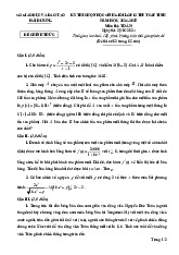 Đề học sinh giỏi Toán 12 THPT cấp tỉnh năm 2024 – 2025 sở GD&ĐT Hải Dương