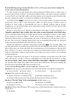 PASSAGE 14_Theme 2. Education (Giáo dục)