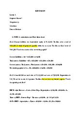 REVISION Lecture 1: Corporate finance? | Trường đại học Hải Phòng