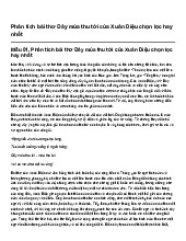 Phân tích bài thơ Đây mùa thu tới của Xuân Diệu chọn lọc hay nhất | Ngữ văn 10