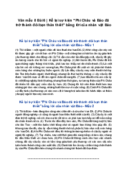 Văn mẫu 8 | Kể lại sự kiện “Phi Châu và Báo đã trở thành đôi bạn thân thiết” bằng lời của nhân vật Báo
