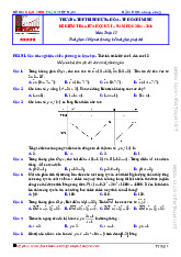 Đề giữa học kì 1 Toán 12 năm 2024 – 2025 trường THPT Bình Hưng Hòa – TP HCM
