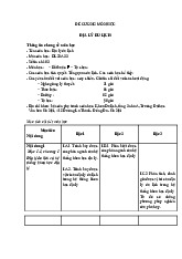 Đề cương Môn Địa lý du lịch | Đại học Văn hóa Hà Nội