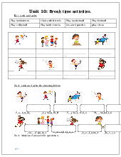 bài tập bổ trợ tiếng anh 3 unit 10