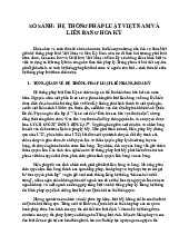 So sánh hệ thống pháp luật Việt Nam và Liên Bang Hoa kỳ | Học viện Hành chính Quốc gia