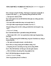 Tổng hợp trắc nghiệm môn tư tưởng Hồ Chí Minh