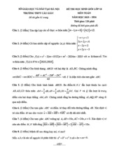 Đề thi học sinh giỏi | Toán 10