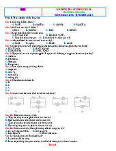 Bộ Đề Kiểm Tra Cuối Học Kỳ 2 KHTN 8 Năm 2025-2026 Có Đáp Án Ma Trận Đặc Tả