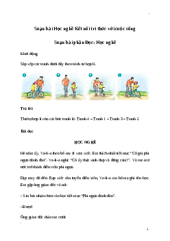 Soạn bài: Học nghề Tiếng Việt 3 | Kết nối tri thức