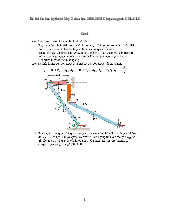 Đề thi Cơ học kỹ thuật 2 (CN6-CLC) kỳ 2 năm học 2020-2021 | Trường Đại học Công nghệ, Đại học Quốc gia Hà Nội