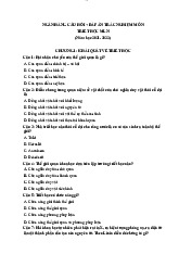 Đề Thi Trắc Nghiệm - Ngân Hàng Câu Hỏi Môn Triết Học Mác - Lênin | Đại học Cần Thơ