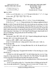 Đề chọn học sinh giỏi Toán 9 năm 2024 – 2025 trường THCS Chu Văn An – Hà Nội