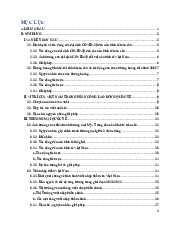 Tiểu luận môn Kinh tế quốc tế | Học viện Chính sách và Phát triển