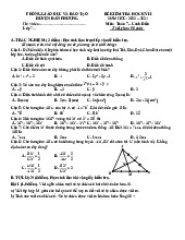 Đề học kỳ 2 Toán 7 năm 2023 – 2024 phòng GD&ĐT Đan Phượng – Hà Nội