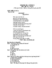 Thơ Chân quê - Đề Kiểm Tra Cuối Kỳ I, Môn Văn 10 - NL Thuật hứng 24