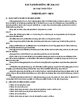 Tổng hợp bài tập chuẩn độ axit bazơ ( có lời giải ) | Trường Đại học Bách Khoa, Đại học Đà Nẵng