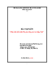 BÀI TẬP LỚN “Phân tích đối chiếu Phụ âm tiếng Anh và tiếng Việt” | Đại học Kinh tế Kỹ thuật Công nghiệp