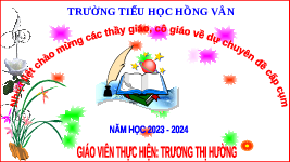 Giáo án điện tử Tiếng Việt 4  Luyện từ và câu Cánh diều: Danh từ