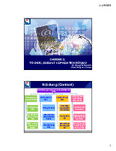 Bài giảng chương 3: Tổ chức, quản lý và Phân tích dữ liệu | Trường Đại học Kinh tế - Đại học Đà Nẵng