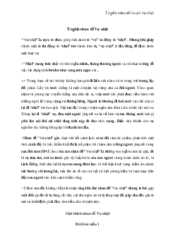 Ý nghĩa nhan đề truyện Vợ nhặt | Văn mẫu lớp 12