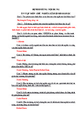 Định hướng nội dung ôn tập Môn Chủ nghĩa xã hội khoa học | Trường Đại học Bách khoa - Đại học Quốc gia Thành phố Hồ Chí Minh