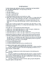 Trắc nghiệm ôn tập Triết học Chương 1 | Đại học Nội Vụ Hà Nội