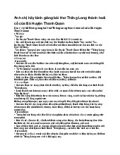 Anh chị hãy bình giảng bài thơ Thăng Long thành hoài cổ của Bà Huyện Thanh Quan - Ngữ văn 11