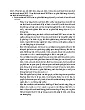 Câu hỏi bài tập luật thương mại | Trường Đại học Luật - Đại học Quốc gia Hà Nội