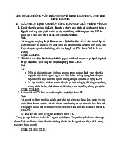 Tài liệu ôn tập luật doanh nghiệp | Trường Đại học Luật, Đại học Quốc gia Hà Nội