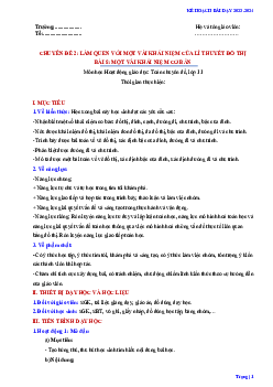 Bài 8: Một vài khái niệm cơ bản | Giáo án Chuyên đề Toán 11 Kết nối tri thức